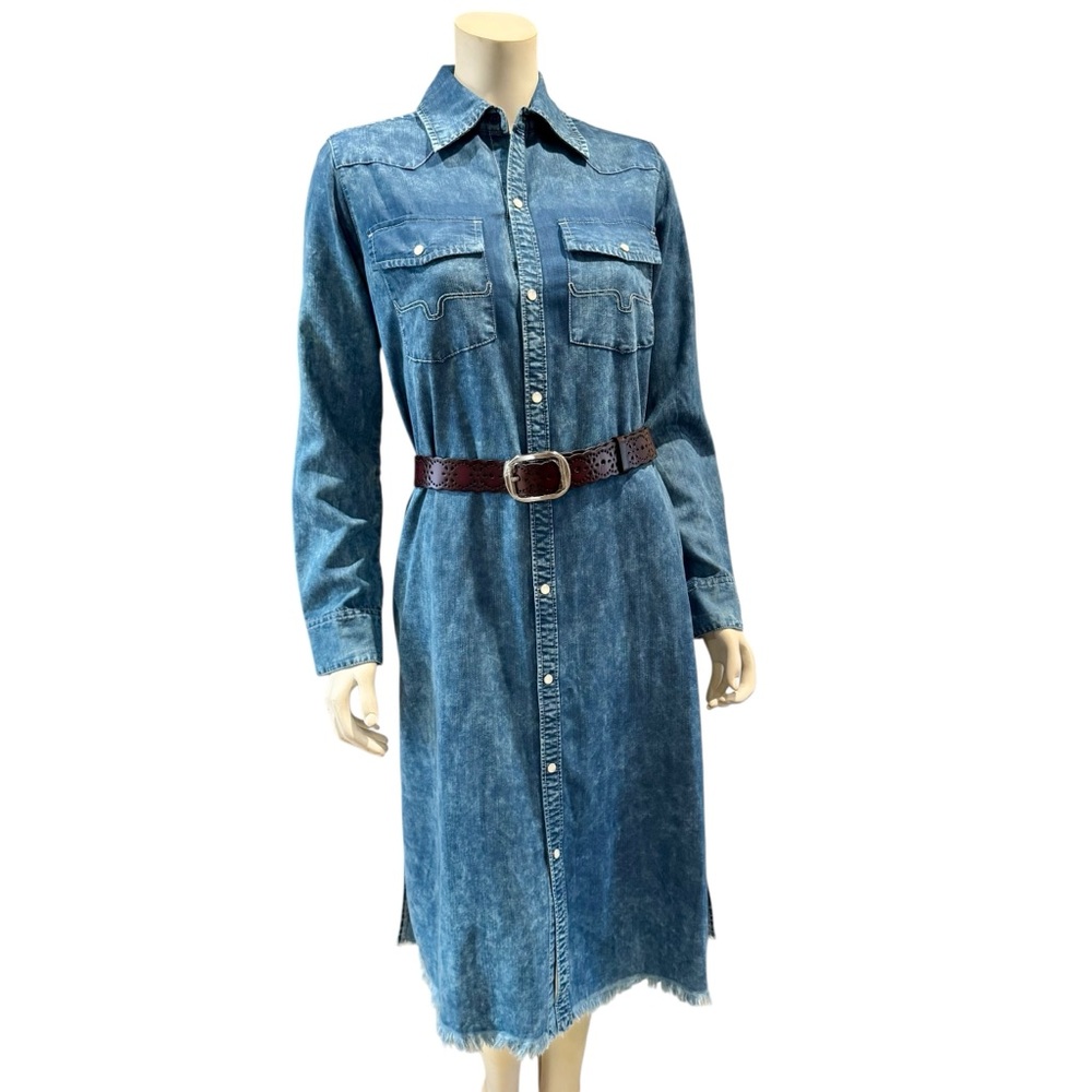 Kimes Ranch Sundowner Chambray Shirt Dress - Picture 1 of 16